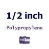 Polypropylene 1/2 inch Fittings (21)