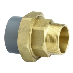 ABS MALE BRASS COMPOSITE UNION 1/2" ABS MALE BRASS COMPOSITE UNION 1/2"