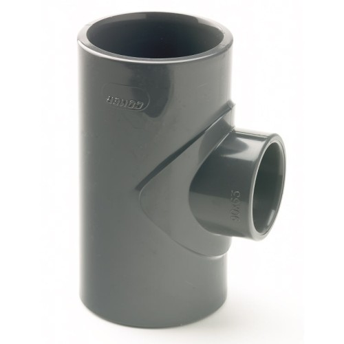 125X63mm PVCu Plain Reducing Tee 125X63mm PVCu Plain Reducing Tee