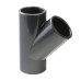 16mm PVCu Plain Tee 45 Degree 16mm PVCu Plain Tee 45 Degree