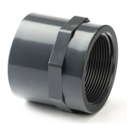 110mm x 4" PVCu Plain / BSP Threaded Socket 110mm x 4" PVCu Plain / BSP Threaded Socket