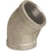 1/2 inch Stainless Steel 316 Elbow 45 Degree Female x Female Threaded 1/2 inch Stainless Steel 316 Elbow 45 Degree Female x Female Threaded