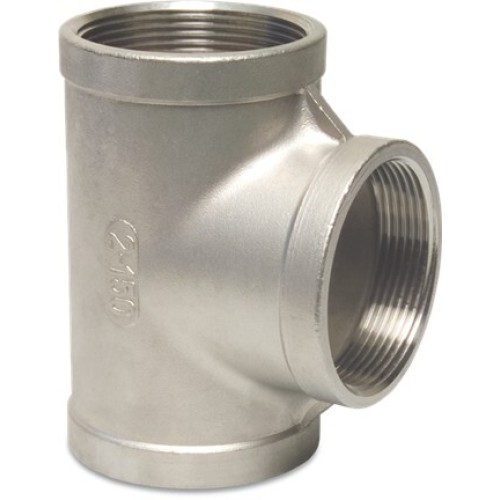 1/2 inch Stainless Steel 316 Equal Tee Female x Female x Female Threaded 1/2 inch Stainless Steel 316 Equal Tee Female x Female x Female Threaded