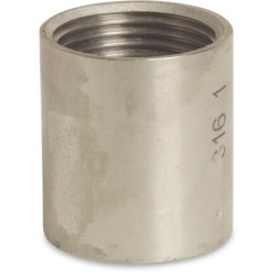 21/2 inch Stainless Steel 316 Socket Female x Female Threaded 21/2 inch Stainless Steel 316 Socket Female x Female Threaded