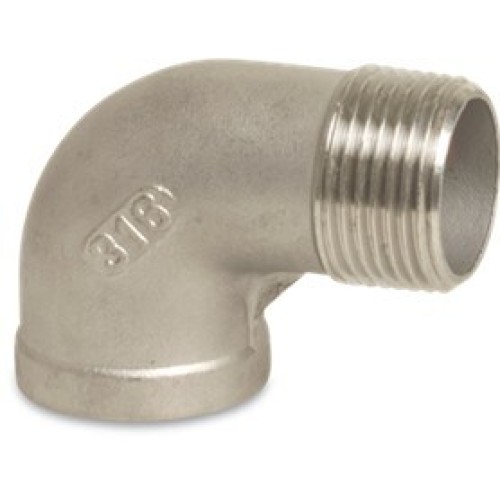 1/2 inch Stainless Steel 316 90 Degree Elbow Male x Female Threaded 1/2 inch Stainless Steel 316 90 Degree Elbow Male x Female Threaded