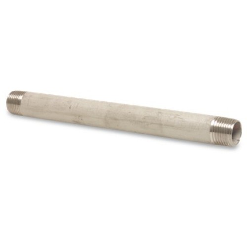 1/2 x 100 mm Stainless Steel 316 Pipe Nipple Male x Male Threaded 1/2 x 100 mm Stainless Steel 316 Pipe Nipple Male x Male Threaded