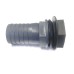 1/2" BSP x 13mm/1/2" Hose Water Butt Male Straight PVC Hose Adaptor/Fitting with Seal and Back Nut 1/2" BSP x 13mm/1/2" Hose Water Butt Male Straight PVC Hose Adaptor/Fitting with Seal and Back Nut